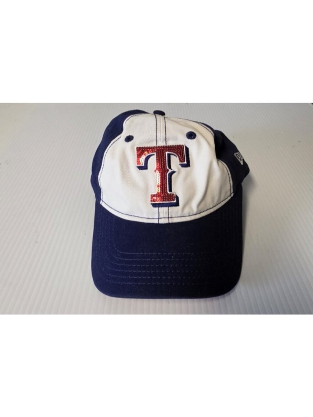 New Era 9TWENTY Texas Rangers Women's Sparkly Sequin Baseball Cap Adjustable